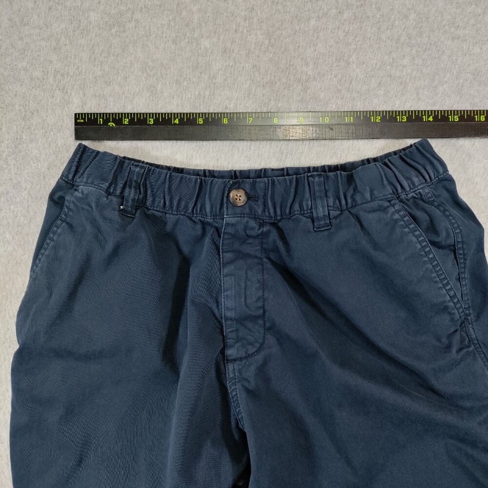 Bearbottom Jogger Pants Mens L Navy Blue Cotton Stretch Elastic Waist Cuffed Hem - Picture 4 of 8